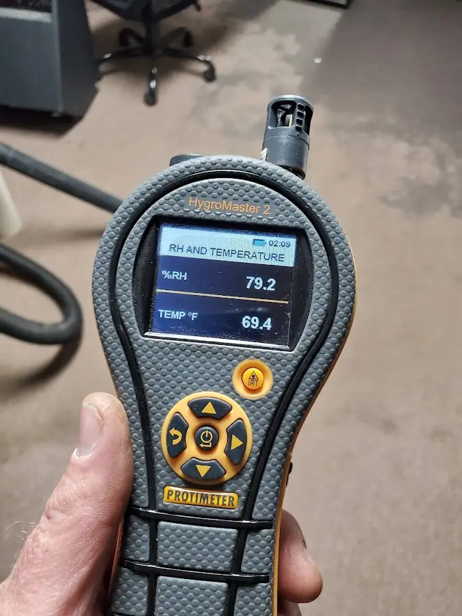 Moisture meter humidity assessment for Mold Remediation & Removal in Farmers Branch